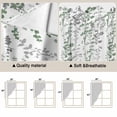 thumbnail image 5 of Green Grey Botanical Swag Valances for Windows, Kitchen Window Curtains Over Sink, Spring Floral Summer Farmhouse Window Treatment Curtains for Living Room/Bedroom Curtains 2 Panel Sets 36"x45", 5 of 8