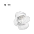thumbnail image 3 of Uxcell 16Pack Silicone Earring Backs Flower Soft Earring Stoppers for Studs, 4mm White Gold, 3 of 6