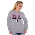 thumbnail image 5 of Betty Boop Pretty Girly Cutie Cute Women Crewneck Sweatshirt Brisco Brands M, 5 of 6