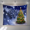 thumbnail image 2 of Tapiz decorativo de pared para árbol de Navidad, 150 x 130 cm, microtela, 2 of 2
