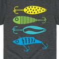 thumbnail image 3 of Instant Message - Fishing Lures - Toddler And Youth Short Sleeve Graphic T-Shirt, 3 of 6