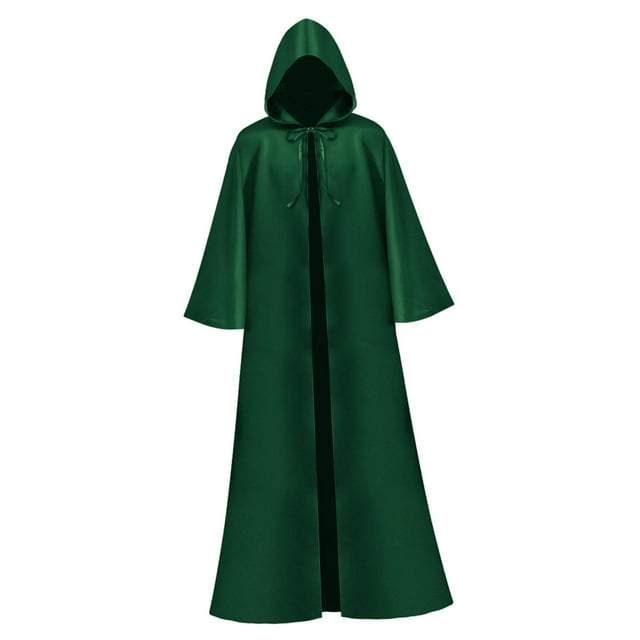 Capa de Halloween, capa larga con capucha, capa de cosplay gótica, disfraz de para vintage, disfraces de reunión, fiesta