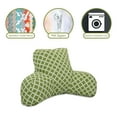 thumbnail image 2 of Majestic Home Sage Bamboo Reading Bean Bag Pillow, 2 of 6