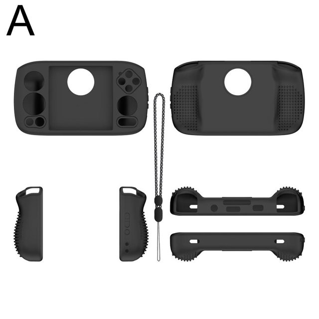 MUMQAQ Noir pour Anbernic RGB Cube Applicable à Anbernic RGB Cube Écran Carré Console de Jeu Portable Android Coque de Protection en Silicone Coque Souple