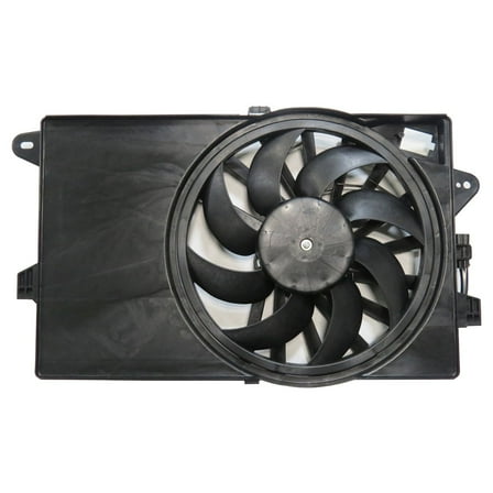 Dual Radiator and Condenser Fan Assembly Fits 2015 Fiat 500