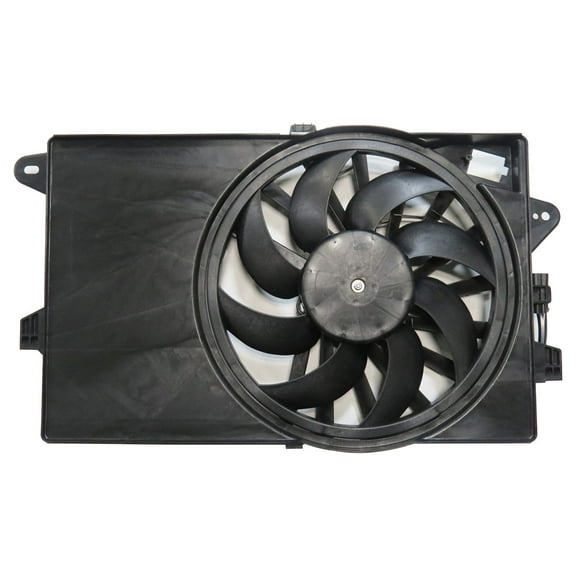 Dual Radiator and Condenser Fan Assembly Fits 2015 Fiat 500