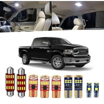 15pcs RAM 1500 Interior LED Lights Kit for 2009 2010 2011 2012 2013 2014 2015 2016 2017 2018 Dodge Ram 1500 2500 3500 LED Map Dome Light   License Plate Lights and Install Tool