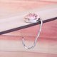 thumbnail image 3 of Contenedores Bolsa de mesa plegable portátil, colgador de gancho, decoración de diamantes de imitación rosa (rosa) Ehuebsd Libre de BPA, 3 of 6