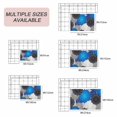 thumbnail image 6 of Blue Black Grey Flowers Outdoor Rug for Patio/Deck/Porch, Non-Slip Large Area Rug 6 x 9 Ft, Boho Colorful Floral Plant Indoor Outdoor Rugs Washable Area Rugs, Reversible Camping Rug Carpet Runner, 6 of 8