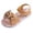Yellow, variant on Sandals for Toddler Girls, Summer Shoes with Solid Bowknot, Princess Soft Sole Non- First Walkers Prewalker Beach Footwear