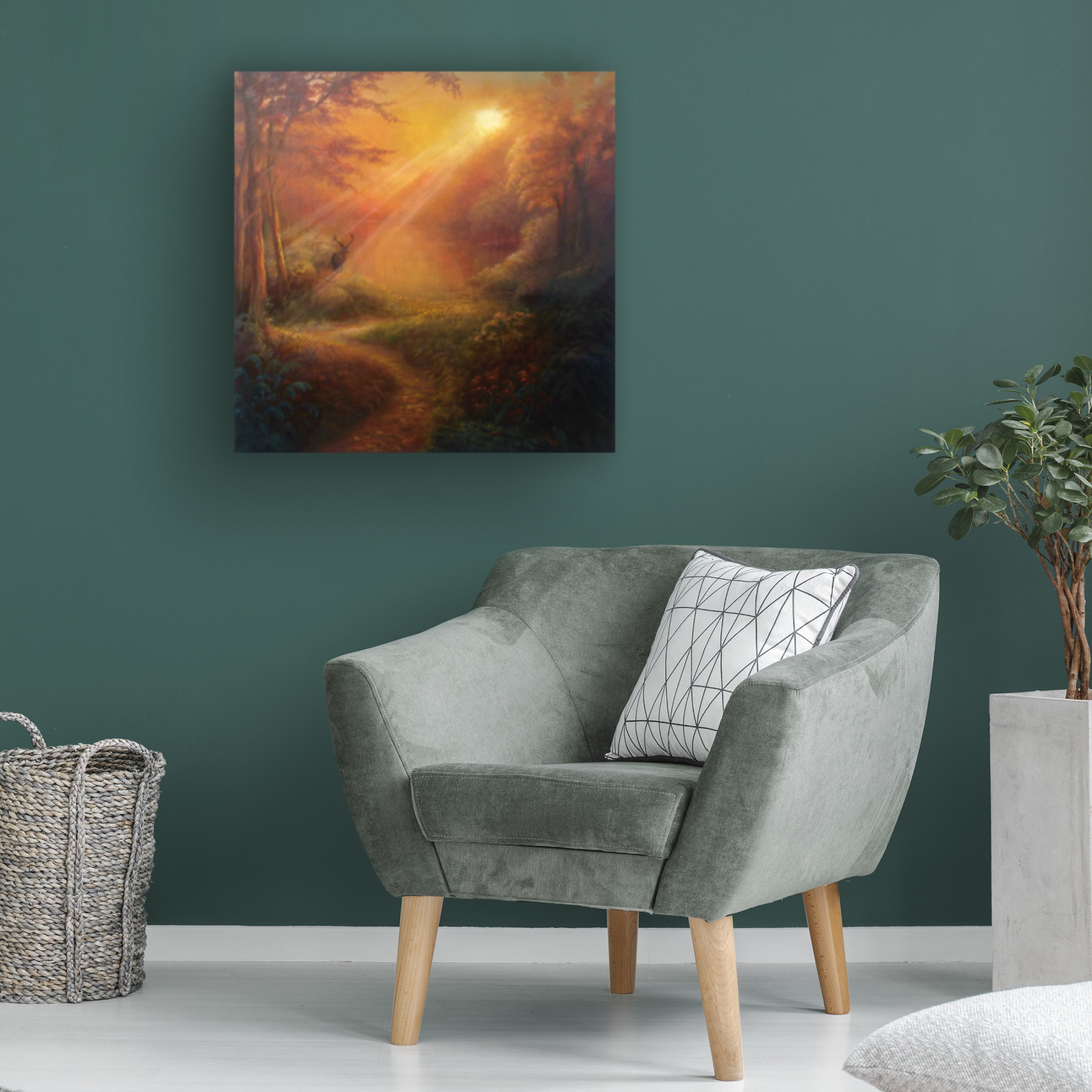 Lee Campbell 'The Awakening, 2022' Canvas Art - 24 x 24 Inches