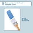 Hello Hobby 3 Pc Synthetic Chip Paint Brush Set