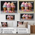 thumbnail image 4 of Designart "Food Ice Cream Painting V" Food & Beverage Canvas Wall Art, 4 of 5