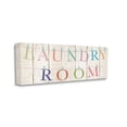 thumbnail image 3 of Laundry Room Clothespin Plank Pattern Typography Graphic Art Gallery Wrapped Canvas Print Wall Art, 3 of 7