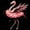 Flamingo, variant on Yayeee 8 Pack Cabinet Knobs with Screws Round Zinc Drawer Pulls for Kitchen, Flamingo Turban Sunglasses