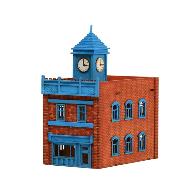 Maquetas de arquitectura a escala 1:72, , rompecabezas 3D, casa de arquitectura, manualidades para pasatiempos