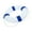 Blue, variant on 1 Pc 20.5-Inch Foam Life Ring Buoy, Decorative Nautical Life Preserver for Wall Decor, Lightweight Pool Safety Ring for Backyard Beach House, Blue