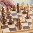 thumbnail image 5 of Deluxe 7-in-1 Classic Board Games Set With Chess Board, Backgammon, Dominos, Checkers, Dice Set, Cribbage Board, and Card Games, 5 of 13