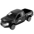 thumbnail image 3 of 1:12 Scale RC Off-Road Pickup Truck with Authentic Sounds, Lights, and Functional Doors for Kids (Black), 3 of 12