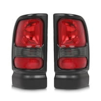 Smoke Tail Lights Lamps Left & Right Set Fit For 94-02 Dodge Ram 1500 2500 3500