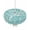 Turquoise, variant on Fsddascl Teal Coral Coastal Outdoor Tablecloth - 54 Inch Round Dining Table Cover, Ocean Nautical Seaside Beach Waterproof Outdoor Table Cloth with Umbrella Hole & Zipper for Picnic/Patio/Party