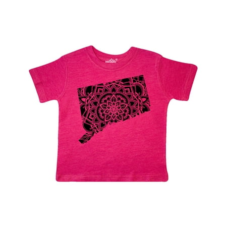 

Inktastic Connecticut Silhouette Mandala Gift Toddler Boy or Toddler Girl T-Shirt