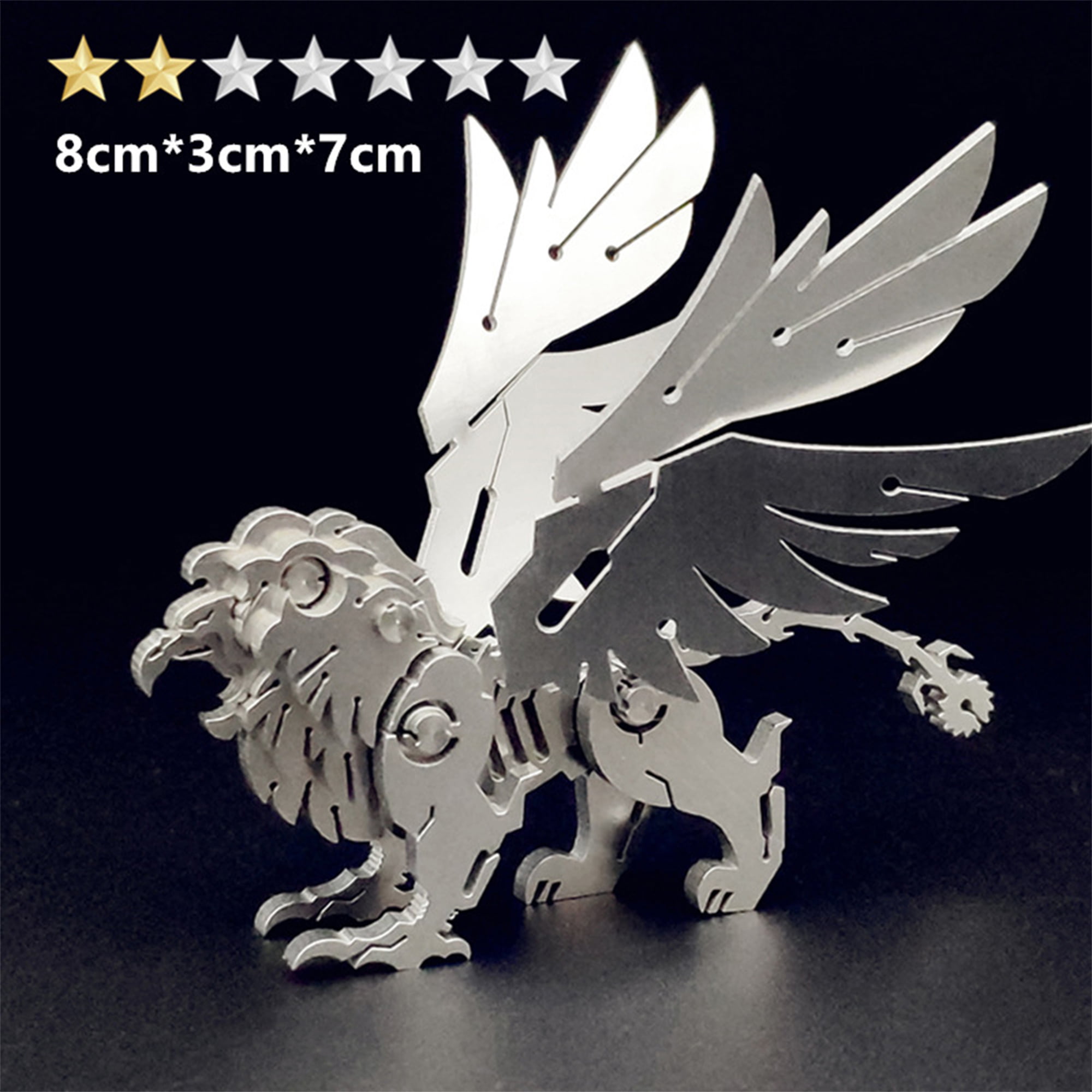 3D Metal Puzzle Stainless Steel DIY Toys Gifts - Unicorn - Fulgent World