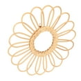thumbnail image 3 of Round Rattan Mirror,Rattan Mirror Retro Round Hanging Mirror Wall Decoration Mirror Exceptional Reliability, 3 of 7