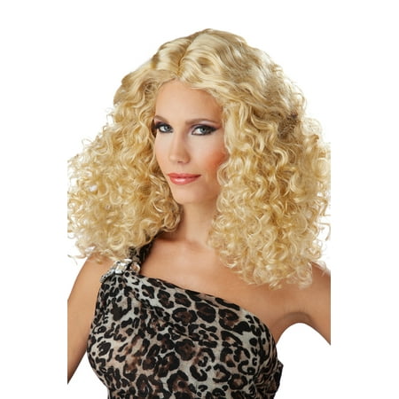 Bodacious Waves Costume Wig (Blonde)