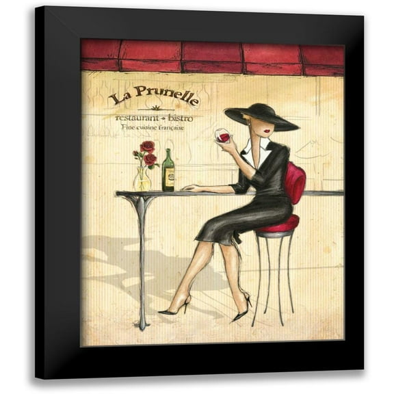 Laliberte, Andrea 12x14 Black Modern Framed Museum Art Print Titled - Femme Elegante IV