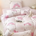 thumbnail image 5 of Kawaii Sanrios Hello Kitty My Melody Kuromi Cotton Four-Piece Set Cute Animal Printing Pillowcases Student Dormitory Bed Sheet, 5 of 5