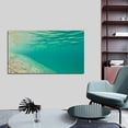 thumbnail image 3 of Sea Floor Canvas Art Deep Ocean Picture Wall Art Blue Sea Framed Painting Wall Decor For Home Office Bedroom Reeady to Hang, 3 of 6