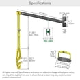 thumbnail image 7 of Barkan, Retractable EV Charger Cable Wall Arm, 32" length, 5 Year Warranty, Weatherproof, Retractor Arm, for Level 1 and Level 2 EV chargers, 7 of 7