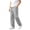 A Gray, variant on Boys Sweatpants Elastic Waist Loose Straight Leg Sweat Pants with Pockets Solid Color Casual Workout Joggers Pants 5-15 Years