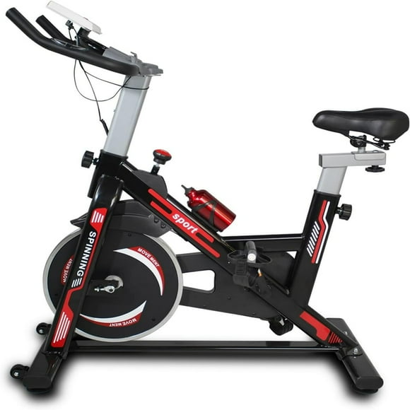 Lindbes Exercise Bike  Stationary Exercise Bikes for Home  Bicicleta Para Hacer Ejercicio  Cardio Stationary Bike With 330lbs Weight Capacity  Heavy Flywheel  Comfortable Seat Cushion