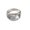 Silver Transparent, variant on Women Stainless Steel Unique Elegance Vintage Retro Statement Transparent Gemstone Ring Wedding Band Silver Size 8