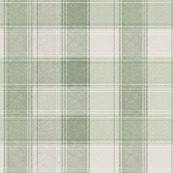 Arthouse Rita Green Country Check Wallpaper