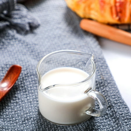 

Glass Small Milk Thistle Condensed Glass Coffee Cup Latte Cup Double Mouth Sharing Heat Resistant Glass