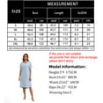 thumbnail image 7 of PinkBeautiM Nightgowns for Women V Neck Pajamas Dress Short Sleeve Soft Sleepwear, 7 of 7