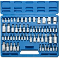 NEIKO 10083A Master Torx Bit Socket and External Torx Socket Set, S2 and CrV Steel, Supreme Torque Output Complete Kit, 60 Pieces
