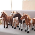 thumbnail image 4 of BESTSKY Horse Toys,30cm Realistic Pony Horse Stuff,Soft Fill Safe and Odorless Horses Toys for Girls,Style1, 4 of 4