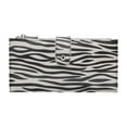 thumbnail image 5 of Daisy Rose Women’s Multi Card Wallet PU Vegan Leather Clutch RFID Blocking Organizer Card Holder with Zipper Pockets - Grey Zebra, 5 of 7