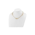thumbnail image 4 of Gem & Harmony 14K Yellow Gold Polished Fancy Link Necklace (18 inches) for Women, 4 of 6