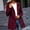 Wine women fall winter jacket a1, variant on thefmos Women's Fall Winter Hooded Zip Up Jacket Casual Drawstring Basic Coat Windbreaker Solid Trendy Pullover Outdoor Work Daily, Army Green 2XL
