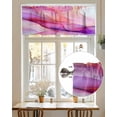 thumbnail image 7 of Valances for Windows Valance Rod Pocket Light Filtering Short Window Treatments Curtains for Kitchen Bathroom Living Room Bedroom, 1 Panel, 60 x 18 Inch, 7 of 7