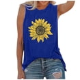 thumbnail image 2 of PENGXIANG Femmes Chemises d'Impression Décontractées Manches Courtes Tee-Tops Tunique Blouse, 2 of 4