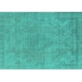 thumbnail image 1 of Ahgly Company Indoor Rectangle Oriental Turquoise Blue Industrial Area Rugs, 2' x 3', 1 of 4