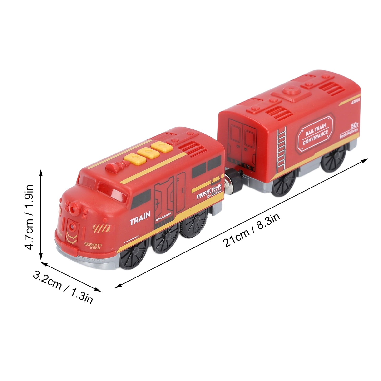 Train électrique Magnétique à Piles – Locomotive Grande Vitesse Pour Circuits En Bois – Jouet Enfant Dès 3 Ans