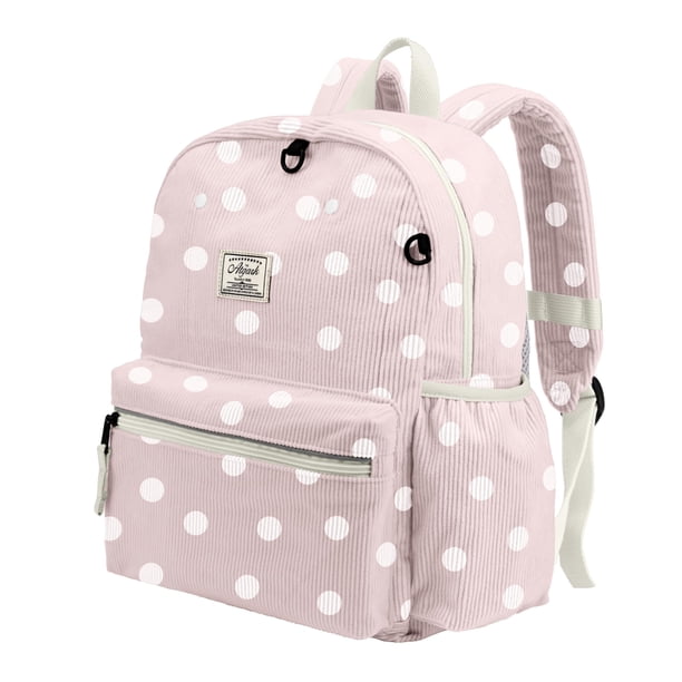 Mochila Atgark Corduroy para niños y niñas de 13,5 cm