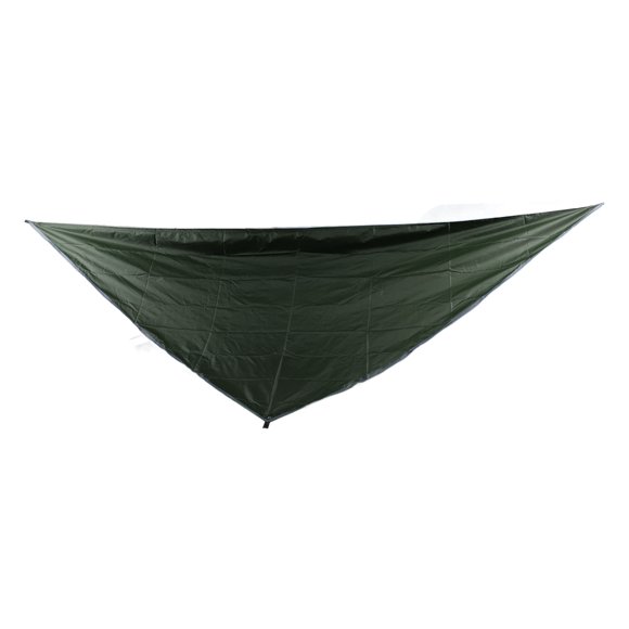 Waterproof Camping Canopy, Premium 210T Polyester Sunshade Tarp with Metal Spikes, Lightweight Portable Multifunctional Quadrangle Hammock Tent for Outdoor, Beach, Picnic